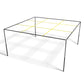 9 Square Game Set: Black Anodized with Yellow Straps